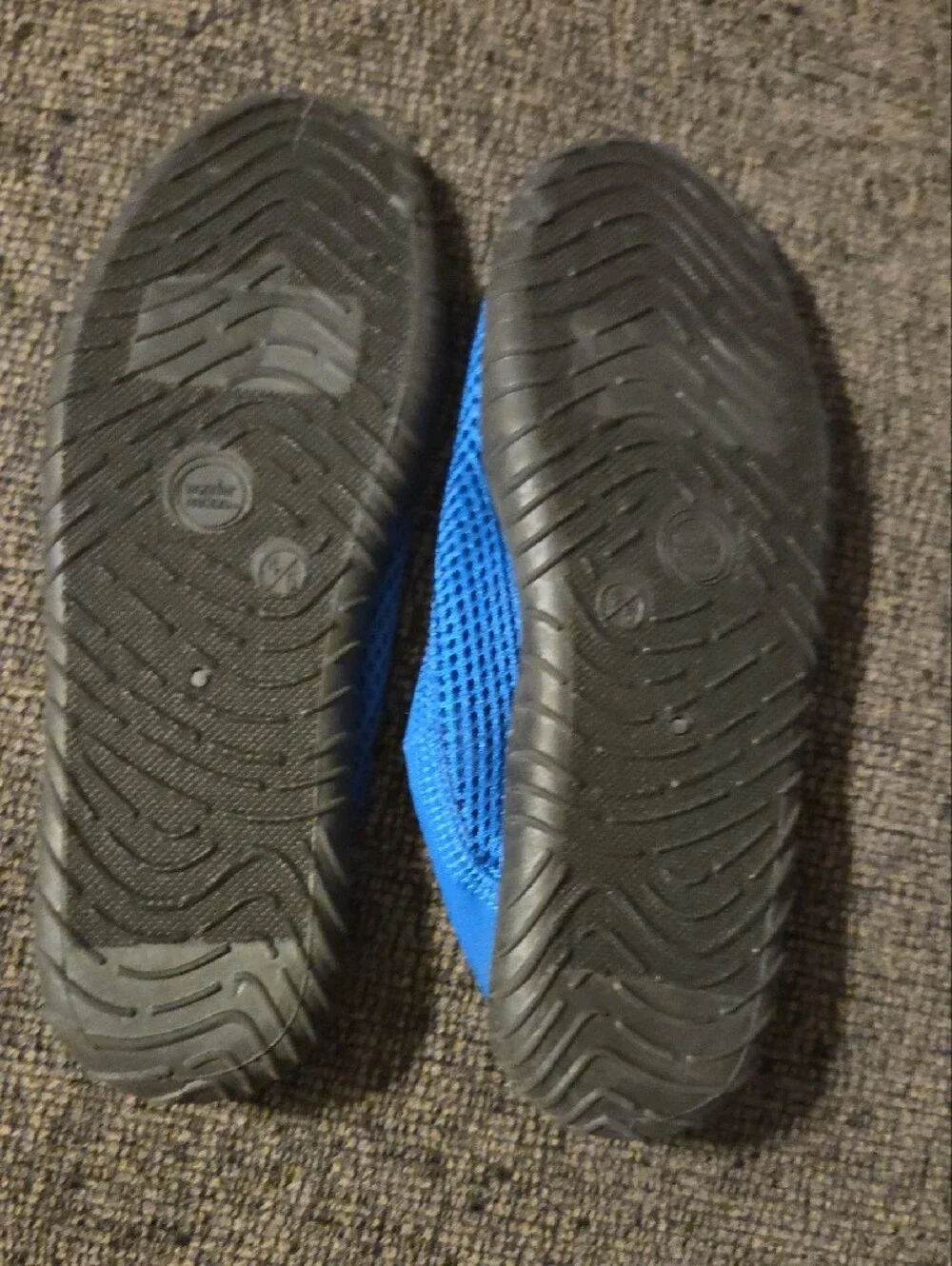 wonder nation Bright Blue Kids Water Shoes - Slip-On Mesh
